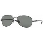 Anteojos Lentes de Sol Ray Ban Aviator Rb8301 003/N5 59 Plata/Verde Polarizada