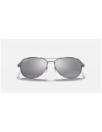 Anteojos Lentes de Sol Ray Ban Aviator Rb8301 Gunmetal/Plata Polarizado 59 - Imagen 2