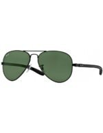 Anteojos Lentes de Sol Ray Ban Aviator RB8307 002 58-14 Negro/Verde
