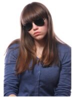 Anteojos Lentes de Sol Ray Ban Aviator Rb8307 Negro/Verde Polarizado 58-14 - Imagen 6