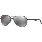 Anteojos Lentes de Sol Ray Ban Polarizado Carbon Fibre Rb8313 002/K6 61-13