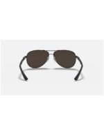 Anteojos Lentes de Sol Ray Ban Polarizado Carbon Fibre Rb8313 002/K6 61-13 - Imagen 3