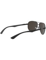 Anteojos Lentes de Sol Ray Ban Polarizado Carbon Fibre Rb8313 002/K6 61-13 - Imagen 6