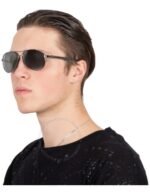 Anteojos Lentes de Sol Ray Ban Polarizado Aviator Carbon Fibre Rb8313 004/K6 61 - Imagen 4