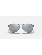 Anteojos Lentes de Sol Ray Ban Polarizado Aviator Carbon Fibre Rb8313 004/K6 61 - Imagen 6