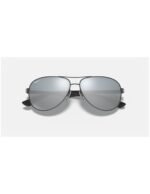 Anteojos Lentes de Sol Ray Ban Polarizado Aviator Carbon Fibre Rb8313 004/K6 61 - Imagen 8